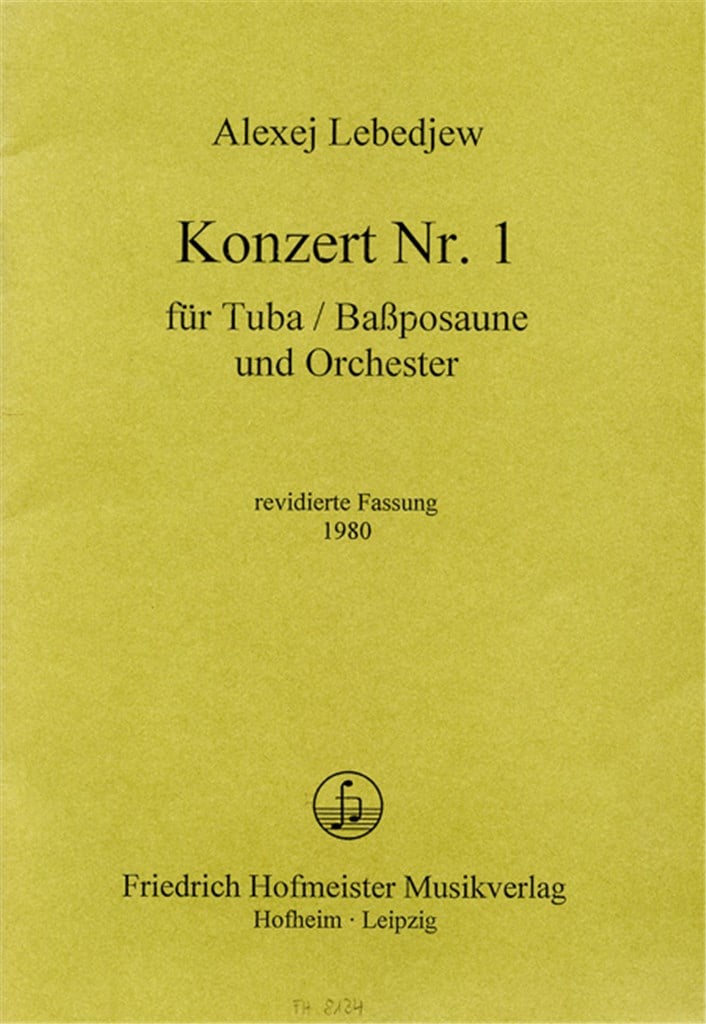 Konzert Nr. 1 für Tuba (Baposaune) und Orchester